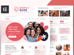 SimplyRaise – Elementor-Vorlagenkit für Wohltätigkeit und Spende