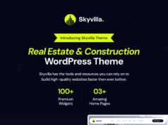 Skyvilla – WordPress-Vorlage der Immobilien- und Baugruppe