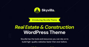 Skyvilla – WordPress-Vorlage der Immobilien- und Baugruppe