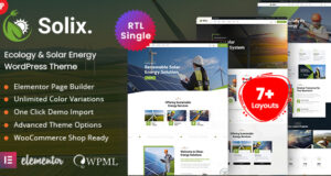 Solix – Solarenergie-WordPress-Layout