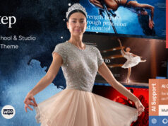 Step – WordPress-Vorlage für Tanzschule und Studio