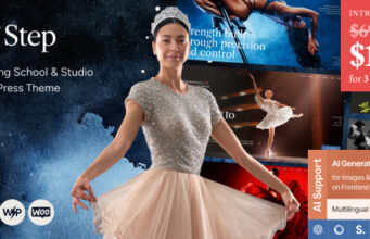 Step – WordPress-Vorlage für Tanzschule und Studio