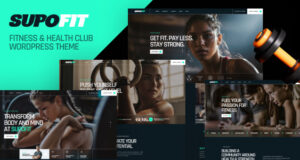 Supofit – WordPress-Vorlage für Fitness- und Gesundheitsclubs