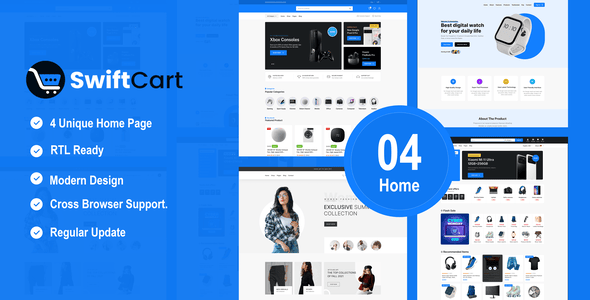 SwiftCart – Mehrzweck-WooCommerce-WordPress-Template