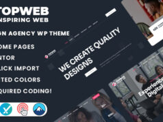 Topweb – WordPress-Template der Webdesign-Agentur