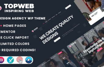 Topweb – WordPress-Template der Webdesign-Agentur