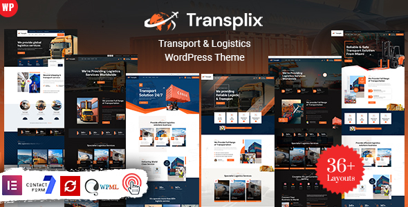 Transplix – Logistik-Transport-WordPress