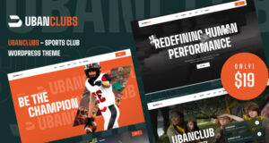 Ubanclubs – WordPress-Layout für Sportvereine