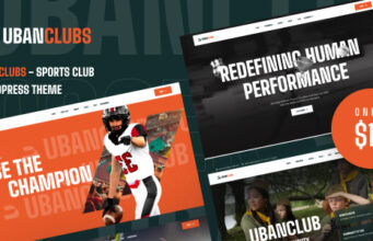 Ubanclubs – WordPress-Layout für Sportvereine