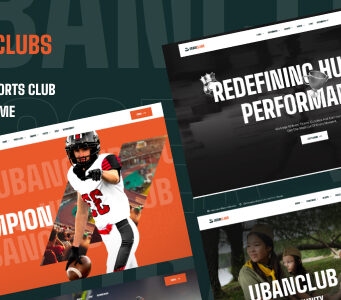 Ubanclubs – WordPress-Layout für Sportvereine