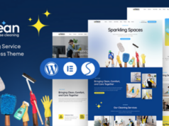 Uclean – WordPress-Layout für Reinigungsdienste