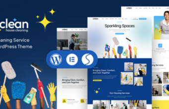 Uclean – WordPress-Layout für Reinigungsdienste