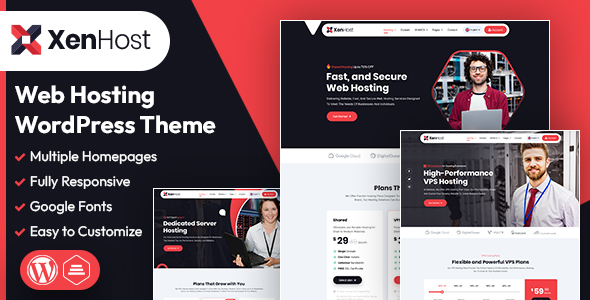 XenHost | Webhosting WordPress & WHMCS Layout