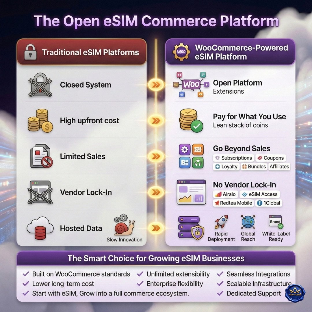 eSIM-Marktplatz – Keine Codierung erforderlich – WooCommerce-Plugin – 2