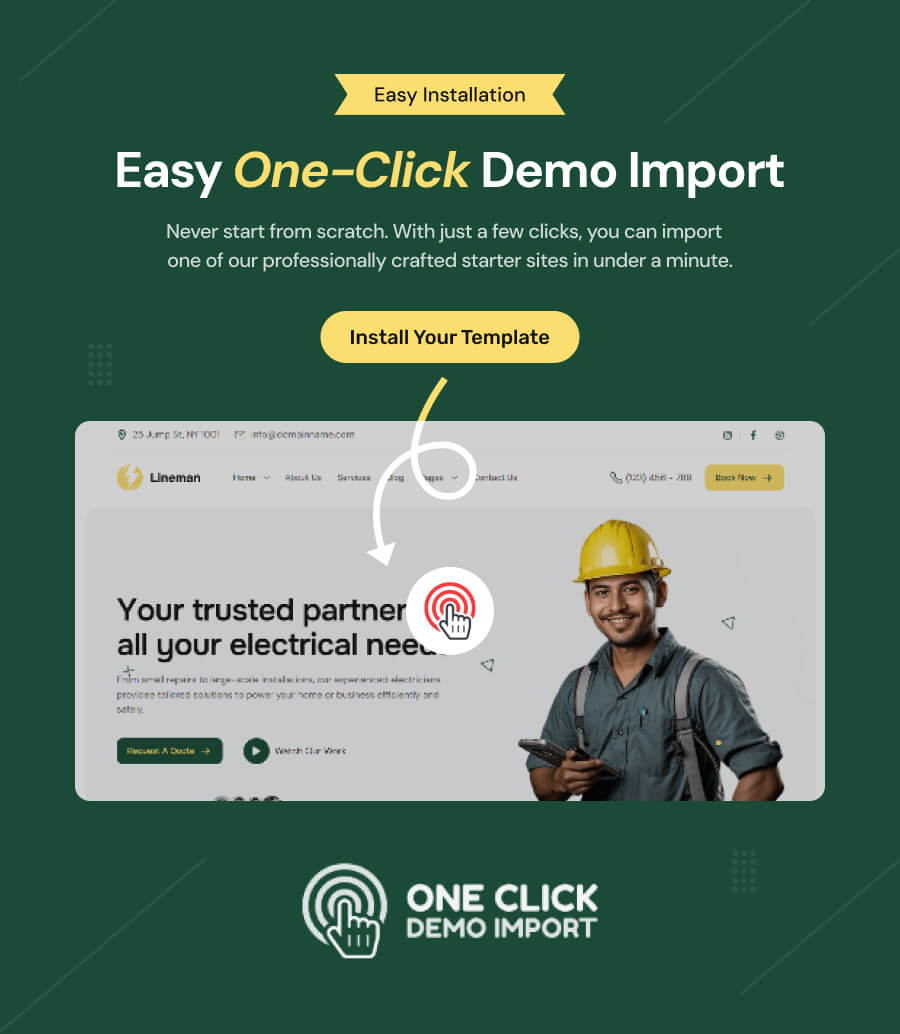 Lineman – WordPress-Theme für Stromdienstleistungen – 5