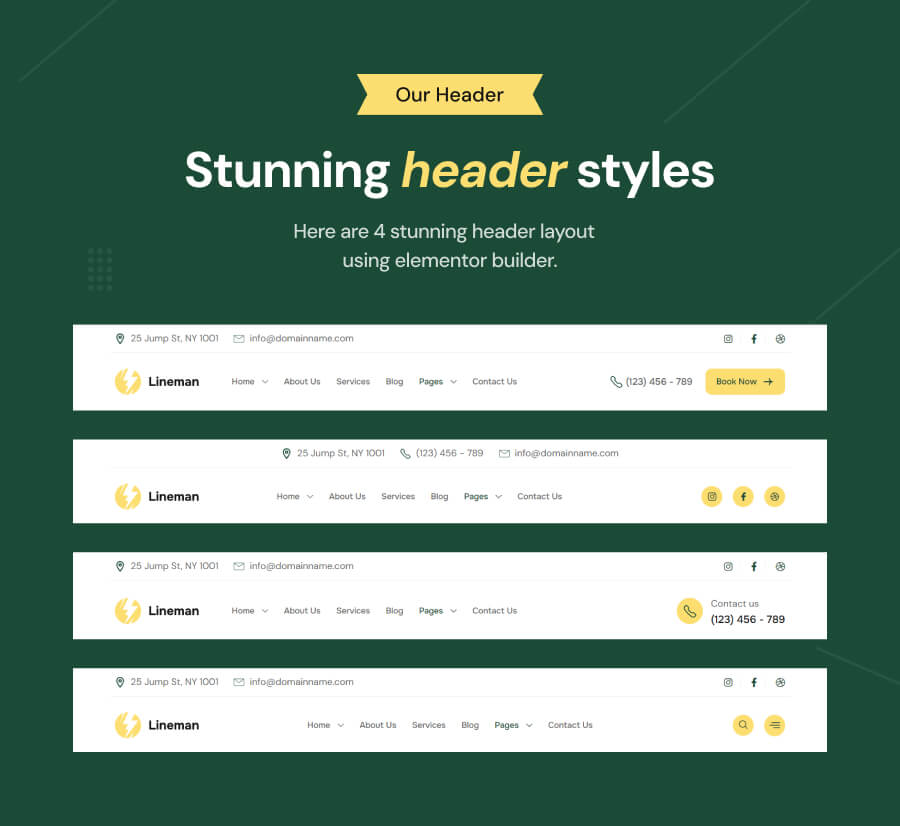 Lineman – WordPress-Theme für Stromdienstleistungen – 7