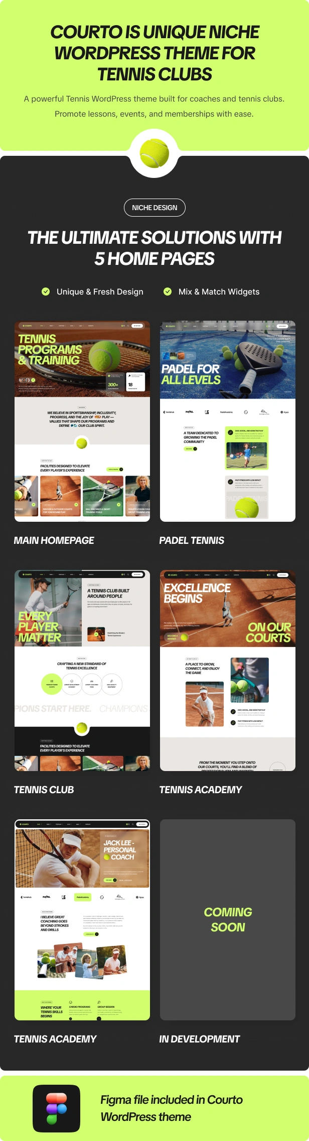 Courto – Tennis Club & Padel WordPress Theme – 2