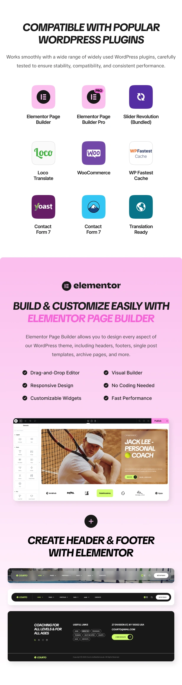 Courto – Tennis Club & Padel WordPress Theme – 3