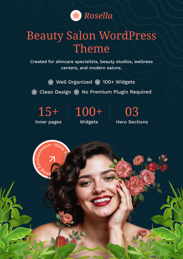 Rosella – Schönheitssalon-WordPress-Theme – 1