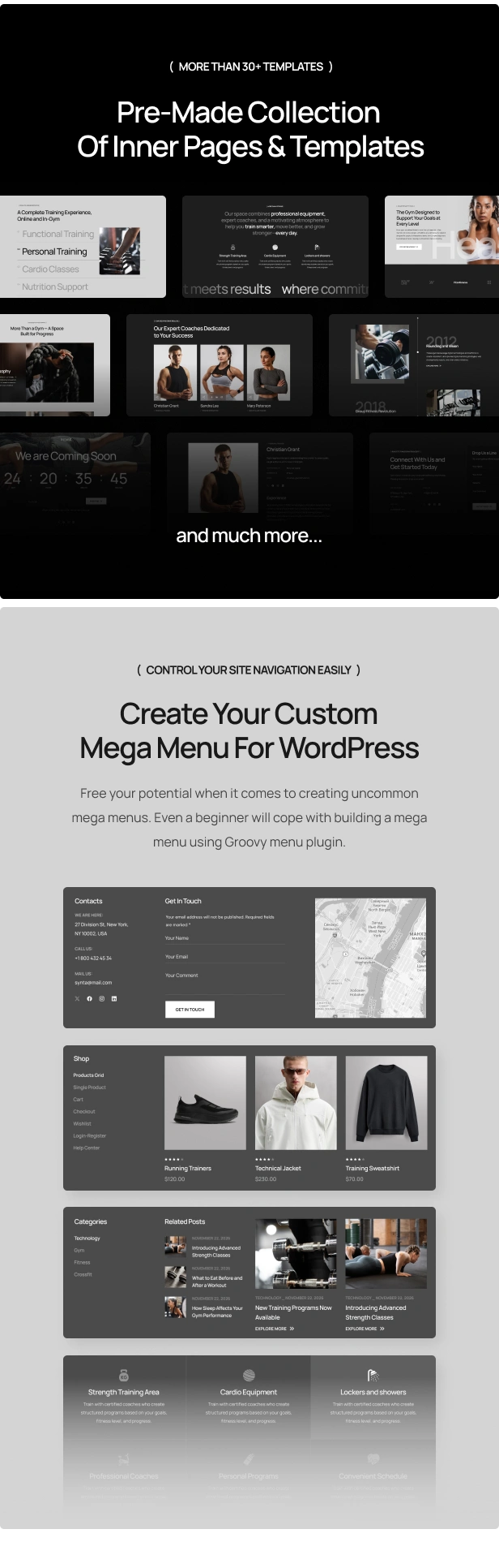 IronX – Fitnessstudio und Fitness-WordPress-Theme – 4