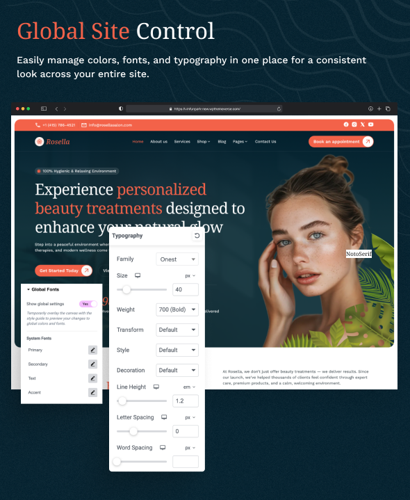 Rosella – WordPress-Theme für Schönheitssalon – 9