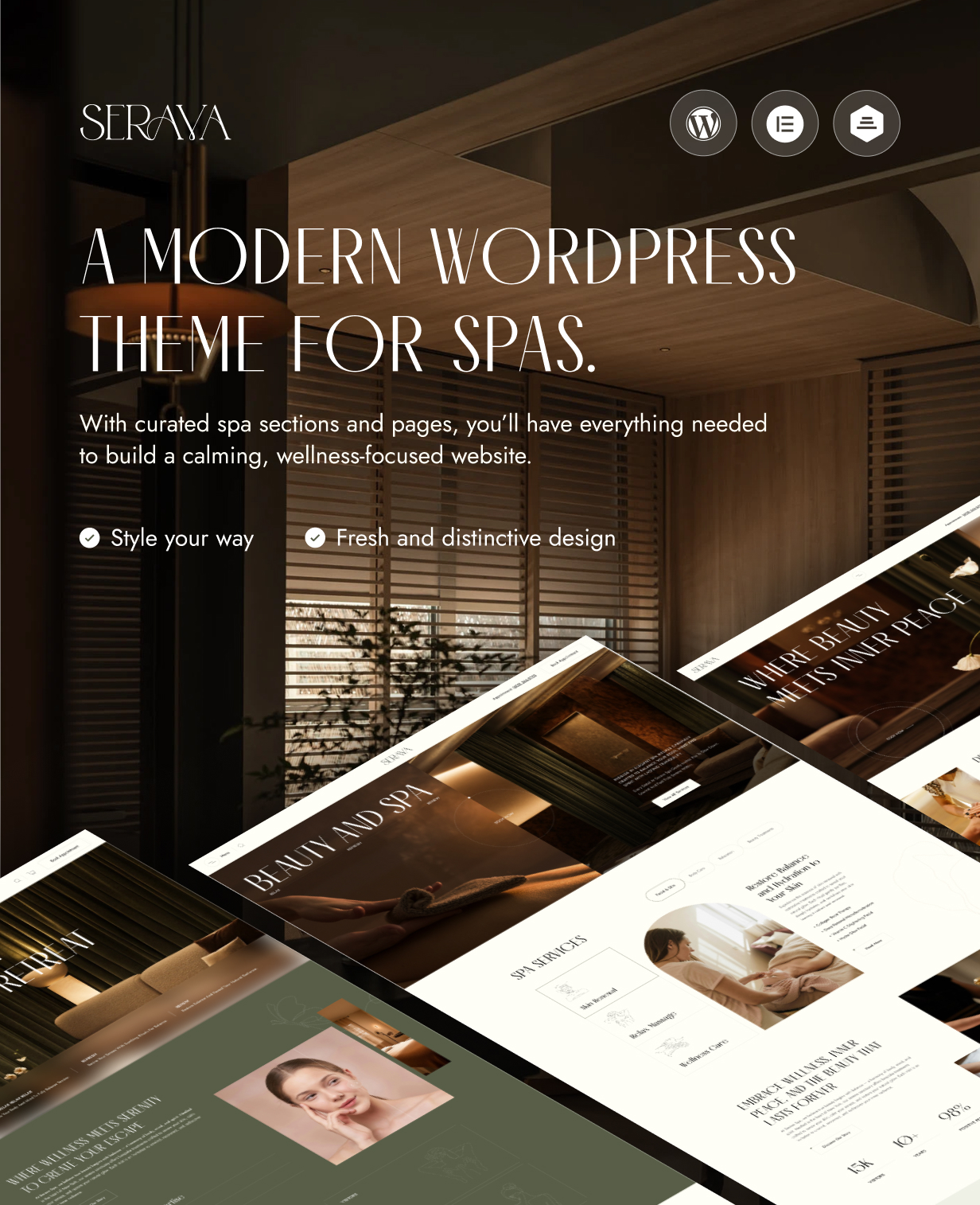 Serava – Spa- und Massagesalon-Schönheitsthema – 5