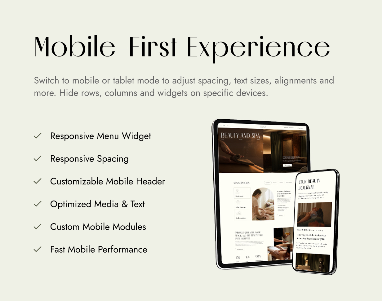 Serava – Spa- und Massagesalon-Schönheitsthema – 9