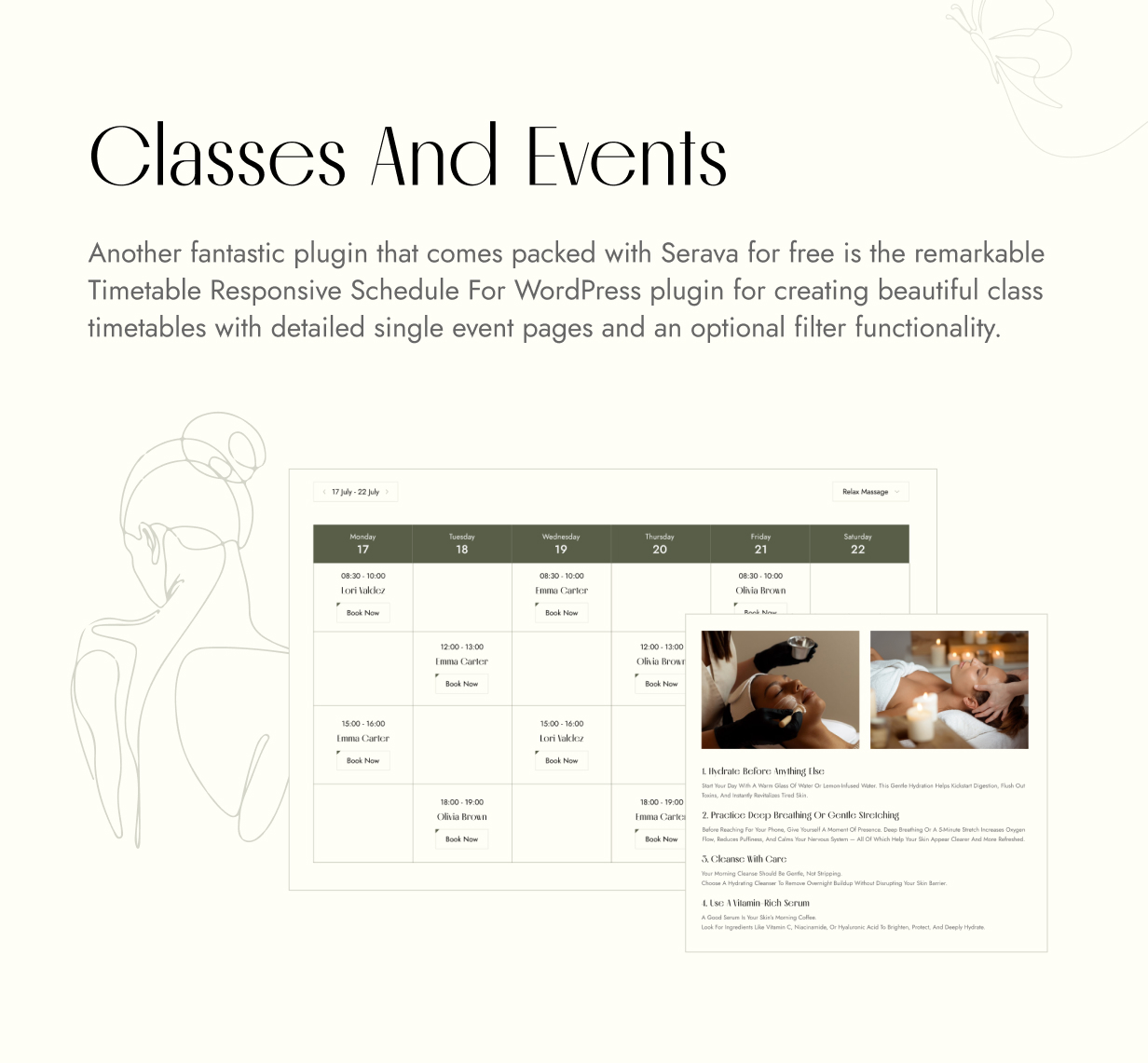 Serava – Spa- und Massagesalon-Schönheitsthema – 13