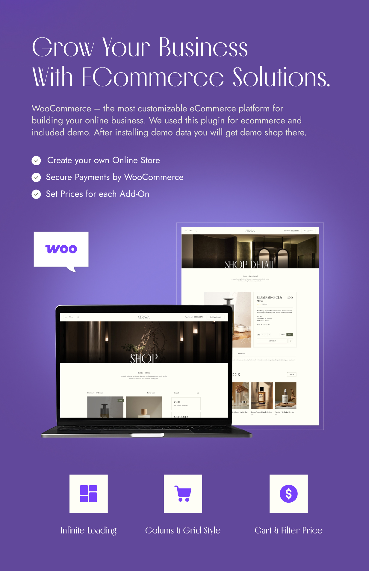 Serava – Spa- und Massagesalon-Schönheitsthema – 14