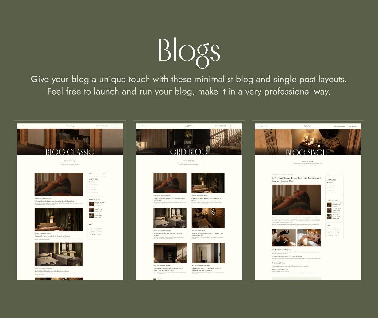 Serava – Spa- und Massagesalon-Schönheitsthema – 17