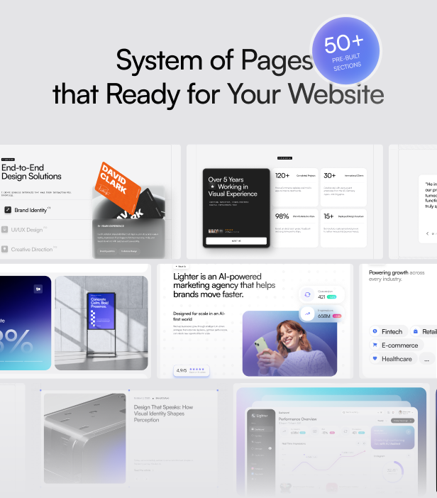 Lighter – WordPress-Theme für Kreativagentur und Portfolio