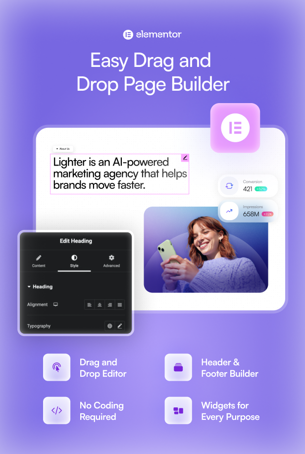 Lighter – WordPress-Theme für Kreativagentur und Portfolio