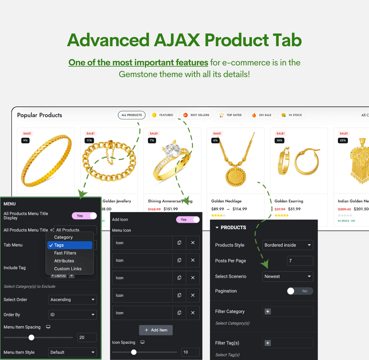 Gemstone - Bestseller Responsive Header Elementor Footer Builder WooCommerce Theme