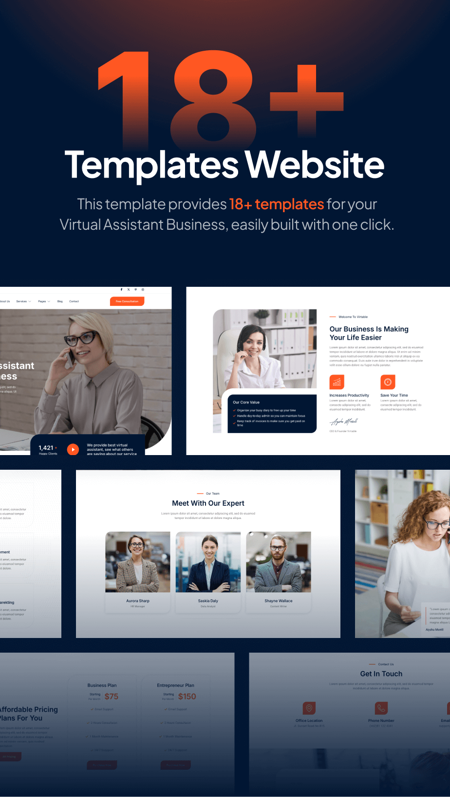 Virtable – Virtual Assistant Business Gutenverse FSE WordPress Theme – 4