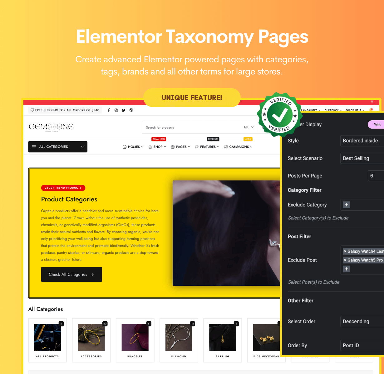 Gemstone - Jewelry Store eCommerce Theme - 19