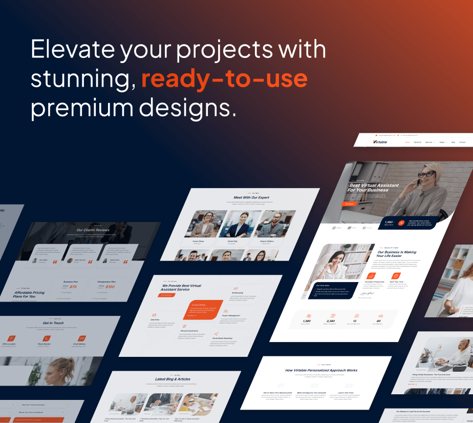 Virtable – Virtual Assistant Business Gutenverse FSE WordPress Theme – 5