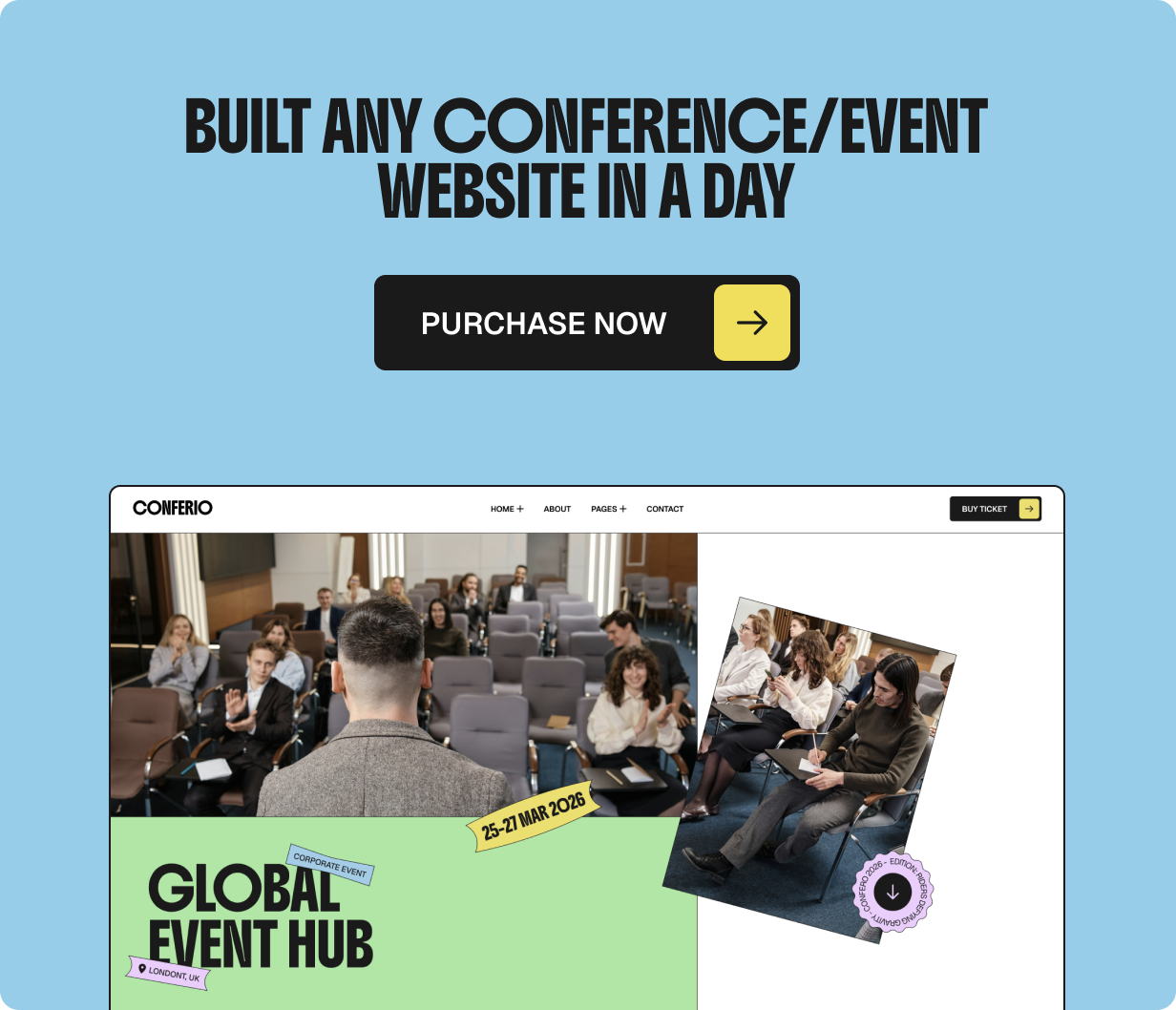 Conferio – WordPress-Theme für Veranstaltungskonferenzen – 11