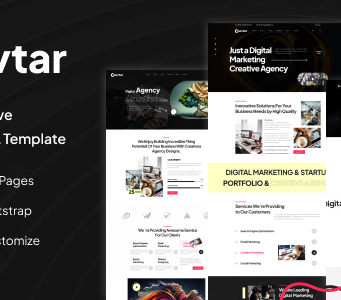 Avtar – WordPress-Template für digitale Agenturen und RTL-fähig