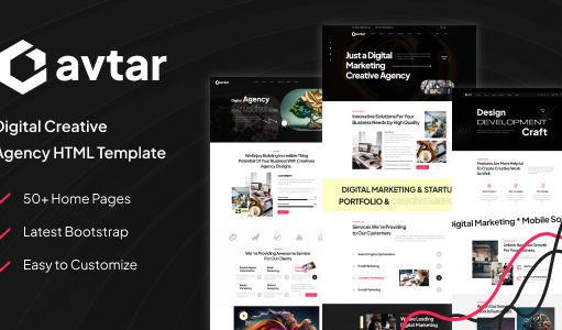 Avtar – WordPress-Template für digitale Agenturen und RTL-fähig