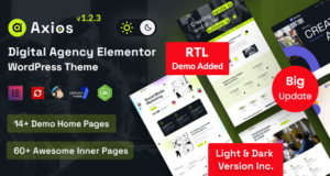 Axios – Digital Agency WordPress Template