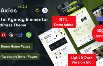 Axios – Digital Agency WordPress Template