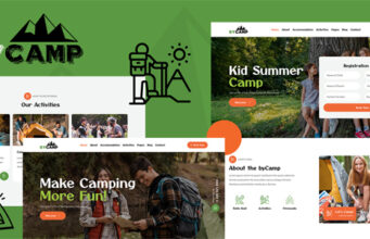 BYCAMP – Camping- und Abenteuer-WordPress-Template