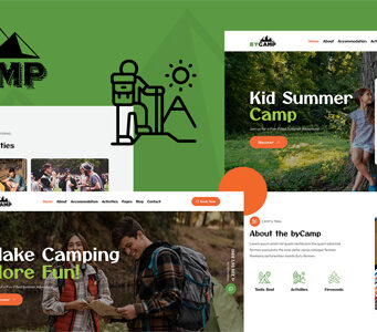 BYCAMP – Camping- und Abenteuer-WordPress-Template