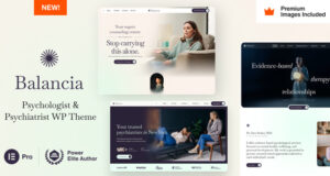 Balancia – WordPress-Vorlage für psychologische Beratung und Psychiater