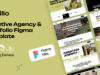 Billo – Figma-Vorlage für Kreativagentur und Portfolio