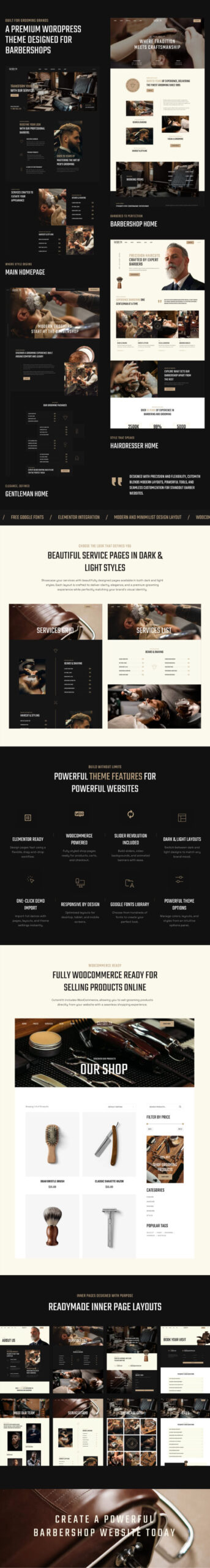 Cutsmith – WordPress-Layout für Friseursalon und Friseursalon