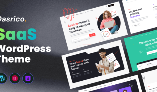 Dasrico – SaaS-Website-WordPress-Template
