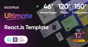Ecomus – Mehrzweck-E-Commerce-React-Vorlage