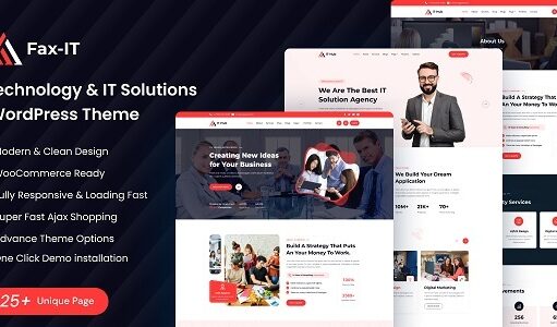 Fax-it – Technologie, IT-Lösungen und LMS-WordPress-Layout