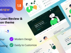 Finview – Affiliate-WordPress-Vorlage zur Überprüfung und zum Vergleich von Finanzkrediten.